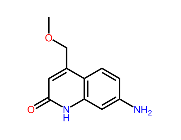 7-amino-4-(methoxymethyl)-1H-quinolin-2-one,7-amino-4-(methoxymethyl)-1H-quinolin-2-one