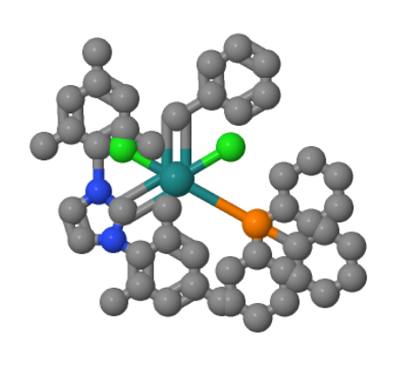 二氯[1,3-双(2,4,6-三甲基苯基)-2-咪唑](苄基)(三环己基膦)钌(II),RutheniuM, dichloro[1,3-dihydro-1,3-bis(2,4,6-triMethylphenyl)-2H-iMidazol-2-ylidene](phenylMethylene)(tricyclohexylphosphine)-, (SP-5-41)-