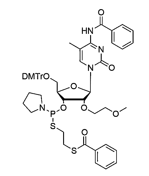 5'-DMT-2'-O-MOE-5-Me-C(Bz)-3'-PS-Phosphoramidite,5'-DMT-2'-O-MOE-5-Me-C(Bz)-3'-PS-Phosphoramidite