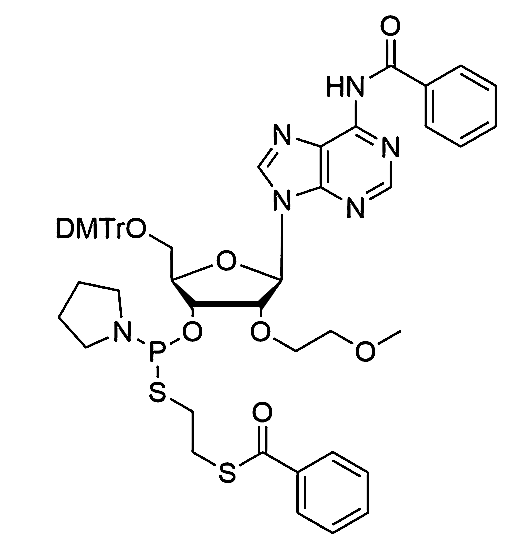 5'-DMT-2'-O-MOE-A(Bz)-3'-PS-Phosphoramidite,5'-DMT-2'-O-MOE-A(Bz)-3'-PS-Phosphoramidite