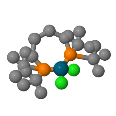 [1,4-双(二叔丁基膦基)丁烷]二氯化钯,Palladium, [1,1'-(1,4-butanediyl)bis[1,1-bis(1,1-dimethylethyl)phosphine-κP]]dichloro-, (SP-4-2)-