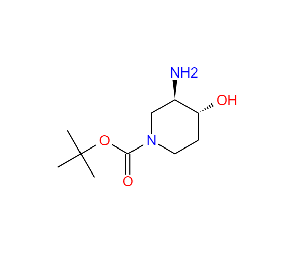 反式-3-氨基-4-羟基哌啶-1-甲酸叔丁酯,trans-3-AMino-1-Boc-4-hydroxypiperidine