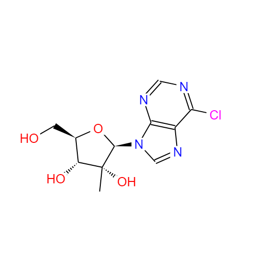 6-氯-9-(2-C-甲基-beta-D-呋喃核糖基)-9H-嘌呤,6-Chloro-9-(2-C-methyl-beta-D-ribofuranosyl)-9H-purine