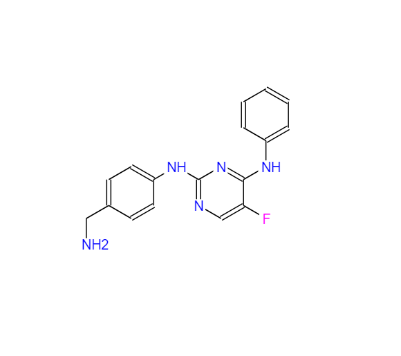 N2-(4-(氨甲基)苯)-5-氟-N4-苯基嘧啶-2,4-二胺,N2-[4-(Aminomethyl)phenyl]-5-fluoro-N4-phenylpyrimidine-2,4-diamine