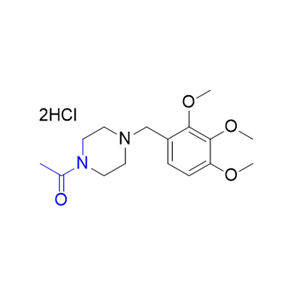 曲美他嗪杂质07,1-(4-(2,3,4-trimethoxybenzyl)piperazin-1-yl)ethan-1-one dihyrochloride