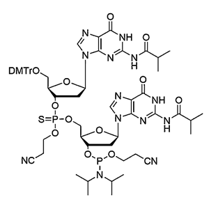 [5'-O-DMTr-2'-dG(iBu)](P-thio-pCyEt)[2'-dG(iBu)-3'-CE-Phosphoramidite]