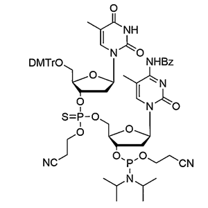 [5'-O-DMTr-2'-dT](P-thio-pCyEt)[5-Me-2'-dC(Bz)-3'-CE-Phosphoramidite]