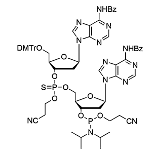 [5'-O-DMTr-2'-dA(Bz)](P-thio-pCyEt)[2'-dA(Bz)-3'-CE-Phosphoramidite]