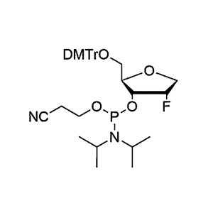 5-DMTr-2-F-1, 2-dideoxyribose-3-CE-Phosphoramidite