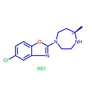 5-氯-2-((R)-5-甲基-[1,4]二氮杂环庚-1-基)苯并恶唑盐酸盐1266664-66-7