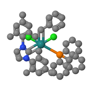 二氯[1,3-双(2,4,6-三甲基苯基)-2-咪唑](苄基)(三环己基膦)钌(II)；223415-64-3