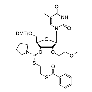 5'-DMT-2'-O-MOE-5-Me-U-3'-PS-Phosphoramidite