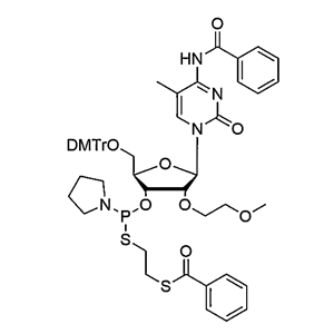 5'-DMT-2'-O-MOE-5-Me-C(Bz)-3'-PS-Phosphoramidite
