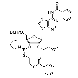 5'-DMT-2'-O-MOE-A(Bz)-3'-PS-Phosphoramidite