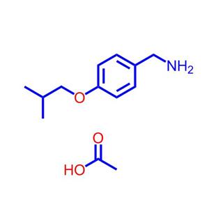 4-异丁氧基苄胺醋酸盐,(4-isobutoxyphenyl)methanamine acetate