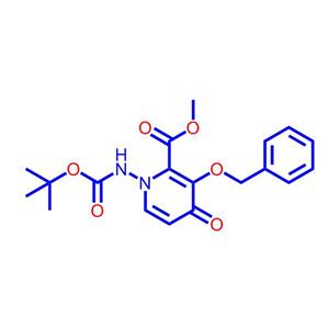 3-(苄氧基)-1-((叔丁氧基羰基)氨基)-4-氧代-1,4-二氢吡啶-2-羧酸甲酯2136287-59-5