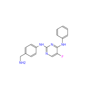 	N2-(4-(氨甲基)苯)-5-氟-N4-苯基嘧啶-2,4-二胺