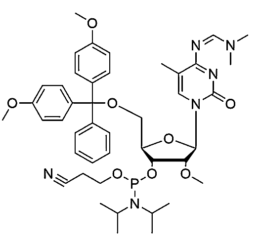 5-Me-DMT-2'-O-Me-C(dmf)-CE Phosphoramidite,5-Me-DMT-2'-O-Me-C(dmf)-CE Phosphoramidite