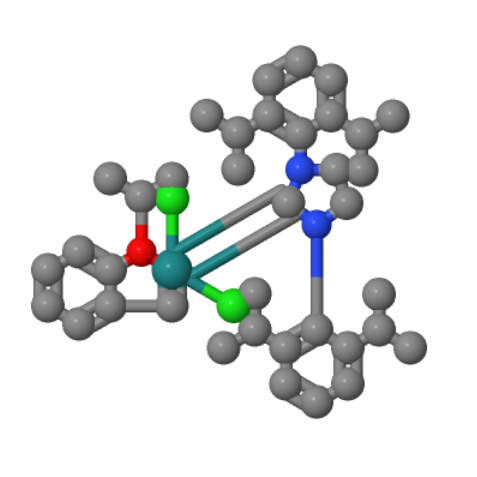 Hoveyda-Grubbs 催化剂 M722,Dichloro[1,3-bis(2,6-isopropylphenyl)-2-imidazolidinylidene](2-isopropoxyphenylmethylene)ruthenium(II)
