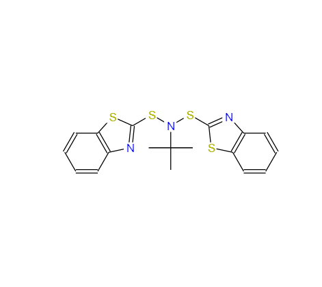 N-叔丁基-双(2-苯并噻唑)次磺酰亚胺,N-Benzothiazol-2-ylsulfanyl-N-tert-butyl-benzothiazole-2-sulfenamide