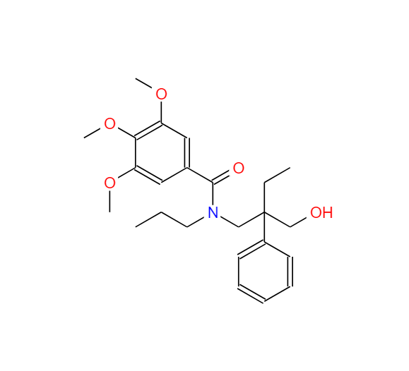 N-[2-(羟基甲基)-2-苯基丁基]-3,4,5-三甲氧基-N-丙基苯甲酰胺,N-[2-(Hydroxymethyl)-2-phenylbutyl]-3,4,5-trimethoxy-N-propylbenzamide