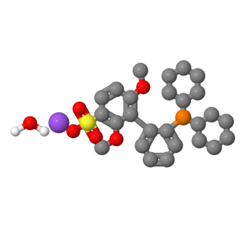 2′-二环己基膦基-2,6-二甲氧基-1,1′-联苯基-3-磺酸钠 水合物,2'-DICYCLOHEXYLPHOSPHINO-2,6-DIMETHOXY-3-SULFONATO-1,1'-BIPHENYL HYDRATE SODIUM SALT