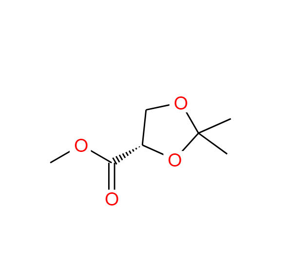 (S)-(-)-2,2-二甲基-1,3-二氧戊环-4-羧酸甲酯,ALPHA,BETA-ISOPROPYLIDENE-L-GLYCERIC ACID METHYL ESTER