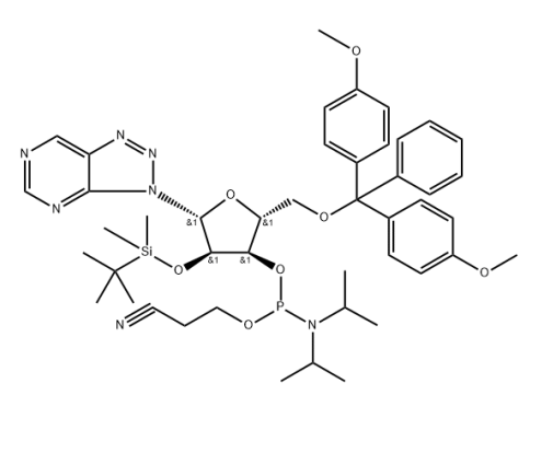 DMTr-2'-O-TBDMS-8-azanebularine- 3'-CE-Phosphoramidite,DMTr-2'-O-TBDMS-8-azanebularine- 3'-CE-Phosphoramidite
