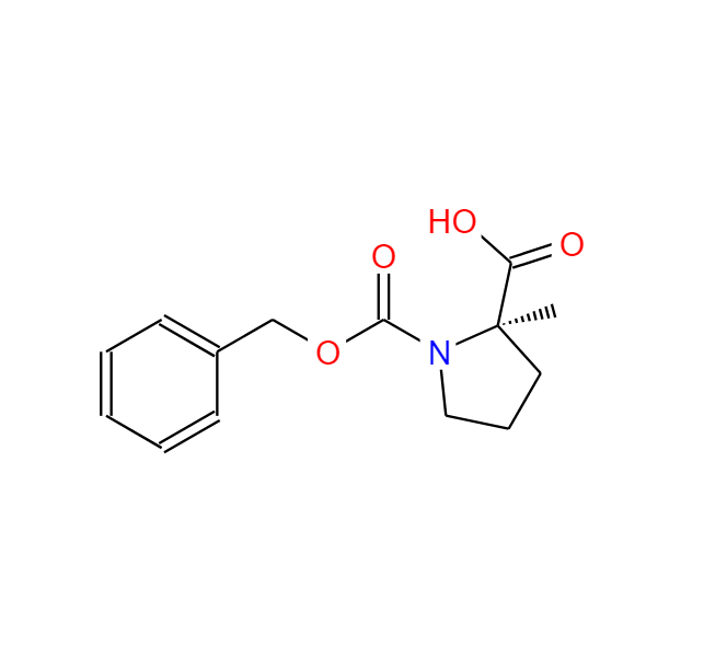 N-苄氧羰基-2-甲基-D-脯氨酸,(R)-1-(Benzyloxycarbonyl)-2-Methylpyrrolidine-2-carboxylic acid