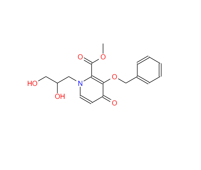度鲁特韦中间体-6,Methyl 3-(benzyloxy)-1-(2,3-dihydroxypropyl)-4-oxo-1,4-dihydropyridine-2-carboxylate