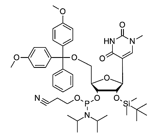 5'-O-DMT-2'-O-TBDMS-N1-Me-pU Phosphoramidite,5'-O-DMT-2'-O-TBDMS-N1-Me-pU Phosphoramidite