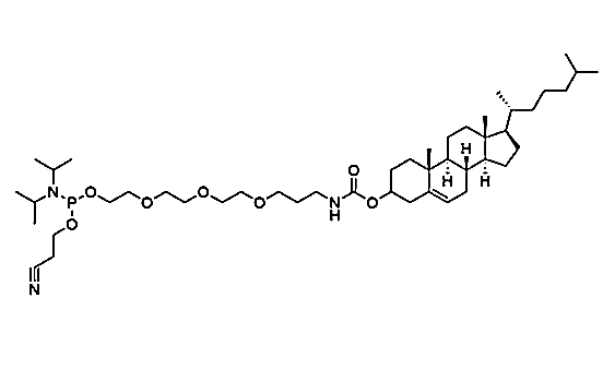 5'-Cholesterol-TEG-CE-Phosphoramidite,5'-Cholesterol-TEG-CE-Phosphoramidite