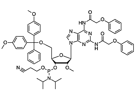 2,6-diamino(N2,N6-diPac)-DMT-2'-O-Me-purine riboside-CE-Phosphoramidite,2,6-diamino(N2,N6-diPac)-DMT-2'-O-Me-purine riboside-CE-Phosphoramidite