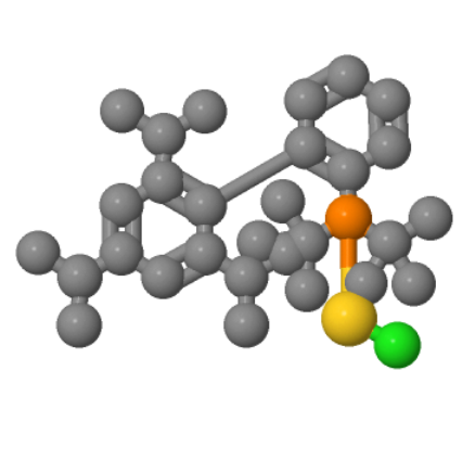 TBUPHOS 氯化金配合物,Gold, [bis(1,1-dimethylethyl)[2',4',6'-tris(1-methylethyl)[1,1'-biphenyl]-2-yl]phosphine]chloro-