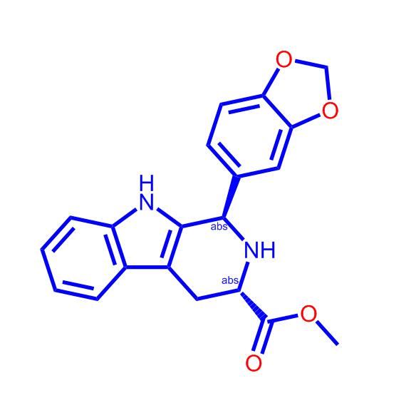 (1R,3S)-1-(1,3-Benzodioxol-5-yl)-2,3,4,9-tetrahydro-1H-pyrido[3,4-b]indole-3-carboxylic Acid Methyl Ester