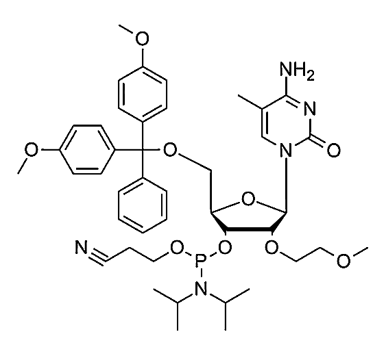 5-Me-5'-O-DMT-2'-O-MOE-Cr 3'-CE-Phosphoramidite,5-Me-5'-O-DMT-2'-O-MOE-Cr 3'-CE-Phosphoramidite