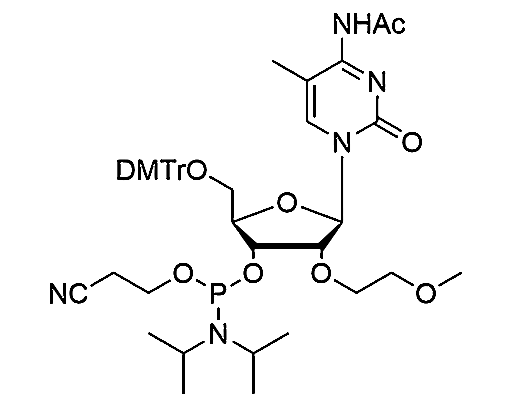 5-Me-DMT-2'-O-MOE-C(Ac)-CE-Phosphoramidite,5-Me-DMT-2'-O-MOE-C(Ac)-CE-Phosphoramidite