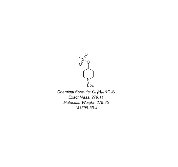1-Boc-4-甲烷磺酰氧基哌啶,1-Boc-4-methanesulfonyloxypiperidine
