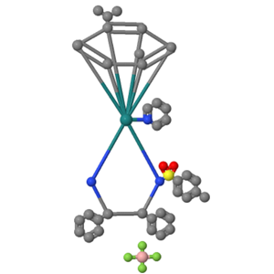 {[(1S,2S)-2-氨基-1,2-二苯基乙基](4-甲苯磺酰基)氨基}(对伞花烃)(吡啶)钌(II)四氟硼酸盐,{[(1S,2S)-2-Amino-1,2-diphenylethyl](4-toluenesulfonyl)amido}(p-cymene)(pyridine)ruthenium(II)tetrafluoroborate