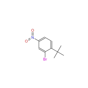 1-(叔丁基)-2-溴-4-硝基苯