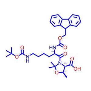 (4S,5R)-3-[(2S)-6-[[叔丁氧羰基]氨基]-2-[[芴甲氧羰基]氨基]-1-氧代己基]-2,2,5-三甲基-4-恶唑烷羧酸911838-56-7