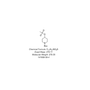1-Boc-4-甲烷磺酰氧基哌啶,1-Boc-4-methanesulfonyloxypiperidine