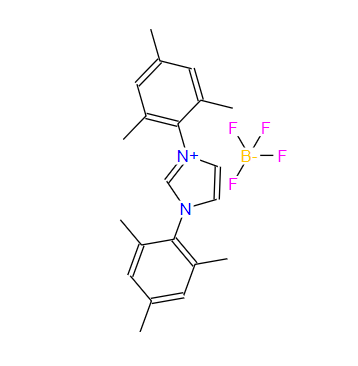 1,3-双(2,4,6-三甲基苯基)咪唑四氟硼酸盐,1,3-Bis(2,4,6-trimethylphenyl)imidazolium tetrafluoroborate