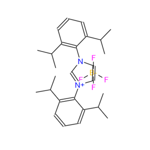 1,3-双(2,6-二异丙基苯基)咪唑四氟硼酸盐,1,3-BIS-(2,6-DIISOPROPYLPHENYL)-IMIDAZOLIUM TETRAFLUOROBORATE