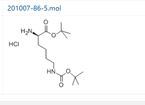 N'-叔丁氧羰基-D-赖氨酸叔丁酯盐酸盐,H-D-LYS(BOC)-OTBU HCL