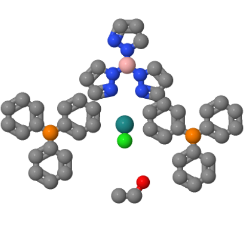 氯[氢三(吡唑-1-基)硼酸盐]双(三苯基膦)钌(II)乙醇加合物,CHLORO(HYDROTRIS(PYRAZOL-1-YL)BORATO)BIS(TRIPHENYLPHOSPHINE)RUTHENIUM(II) ETHANOL ADDUCT