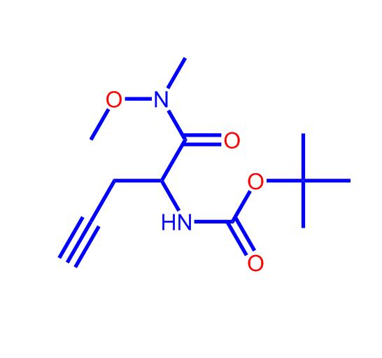 1-(甲氧基(甲基)氨基)-1-氧代-4-戊炔-2-氨基甲酸叔丁酯,tert-Butyl[1-[methoxy(methyl)amino]-1-oxo-4-pentyn-2-yl]carbamate