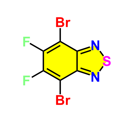 4,7-二溴-5,6-二氟-苯并噻二唑,4,7-Dibromo-5,6-difluoro-benzo[1,2,5]thiadiazole;4,7-dibroMo-5,6-difluorobenzo[c][1,2,5]thiadiazole;5,6-difluoro-4,7-dibroMobenzo[c][1,2,5]thiadiazole;4,7-Dibromo-5,6-difluoro-2,1,3-benzothiadiazole;2