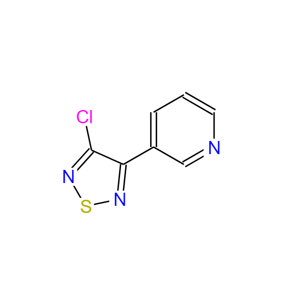 3-氯-4-(吡啶-3-基)-1,2,5-噻二唑,3-CHLORO-4-(PYRIDIN-3-YL)-1,2,5-THIADIAZOLE