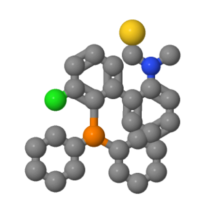 氯[2-(二環(huán)己基膦)-2'-(N,N-二甲基氨基)-1,1'-聯(lián)苯]金(I),Chloro[2-(dicyclohexylphosphino)-2'-(N,N-diMethylaMino)biphenyl]gold(I), 98%